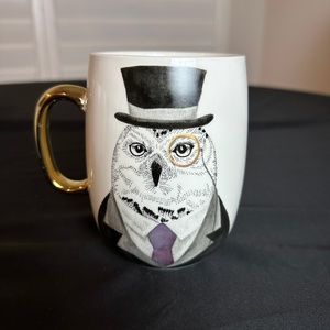 Pier 1 Fun Owl 2-Sided Mug 18oz